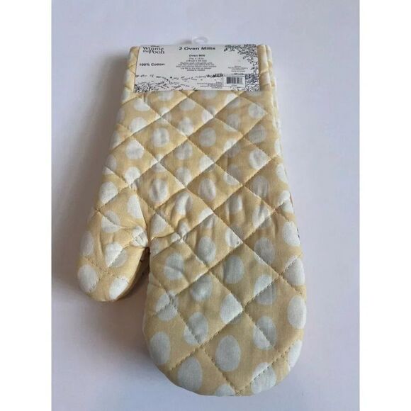 Winnie the Pooh Easter Oven Mitts Piglet Rabbit Set of 2 Large Oven Mitts NWT - Picture 3 of 5
